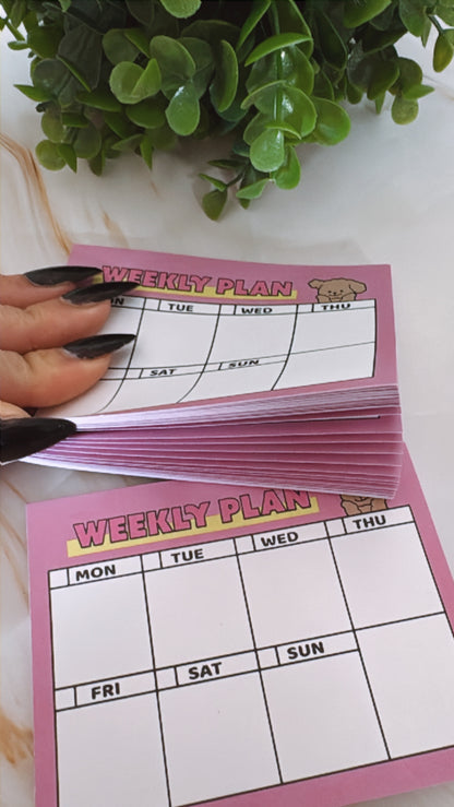 Weekly Memo Pad