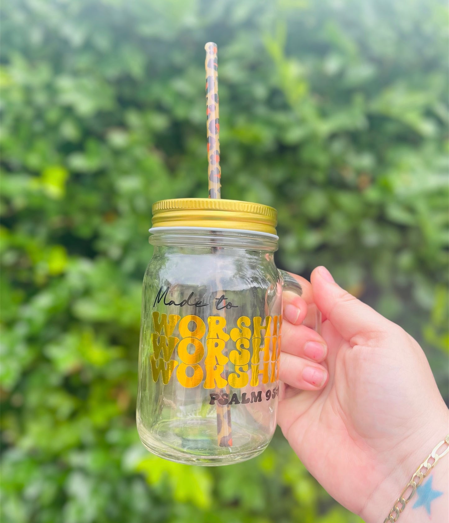 Worship Mason Jar