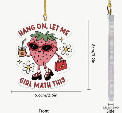 Girl Math Pendant