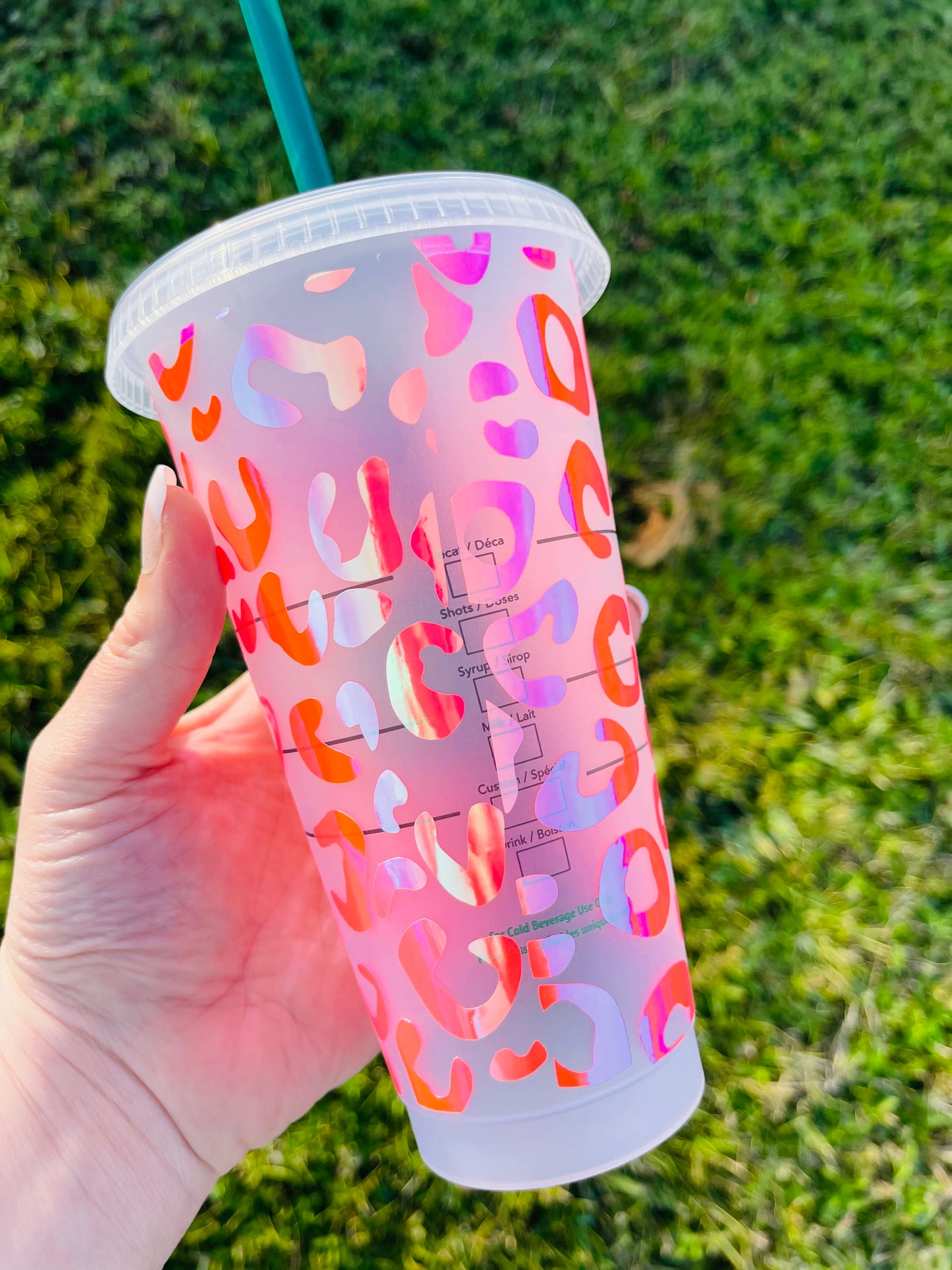 Pink Leopard Cup