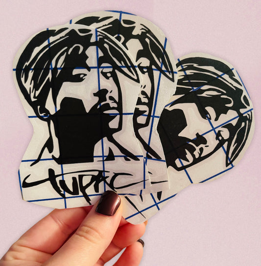 Tupac Decal Sticker