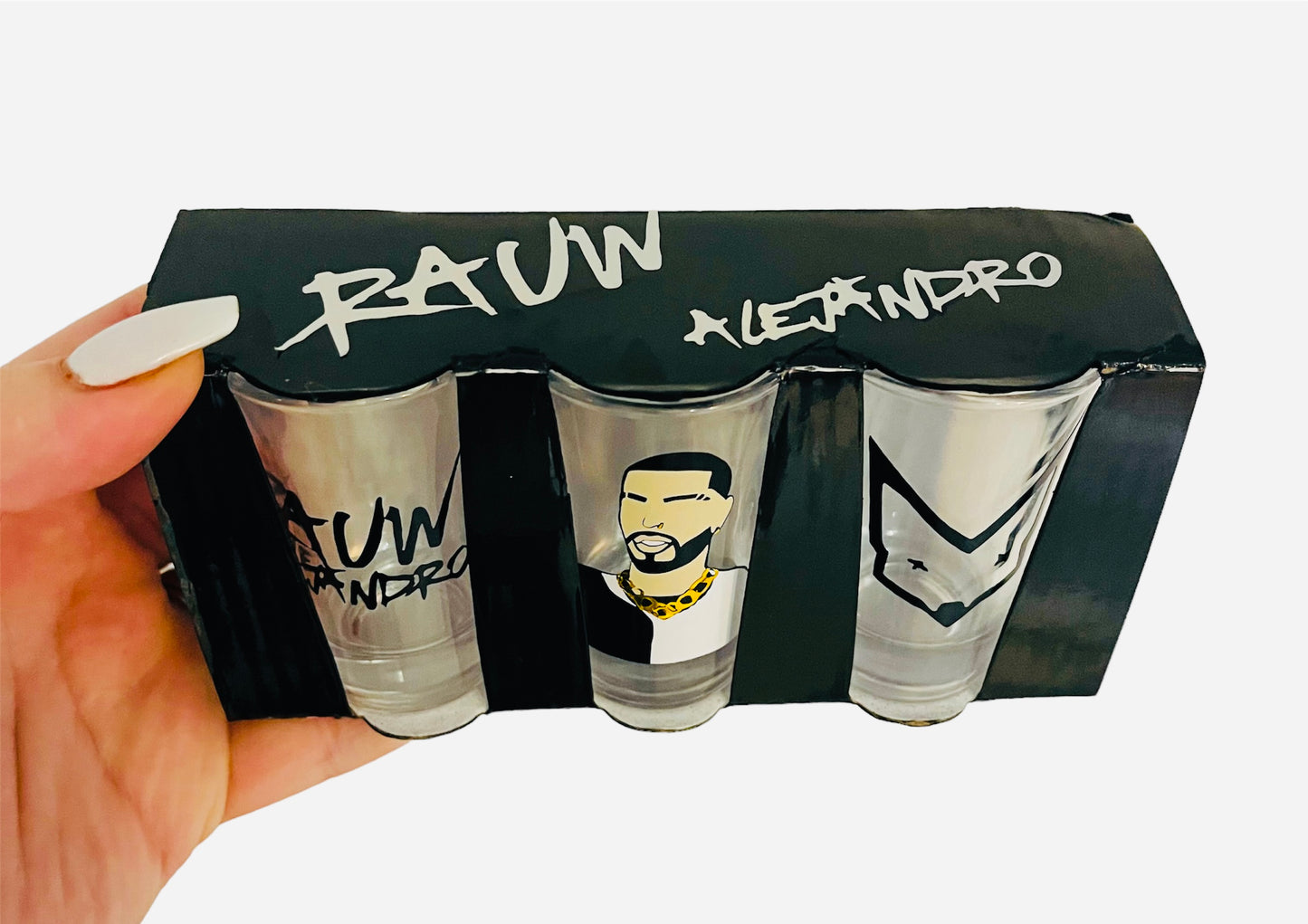 Rauw Alejandro Shot Glasses