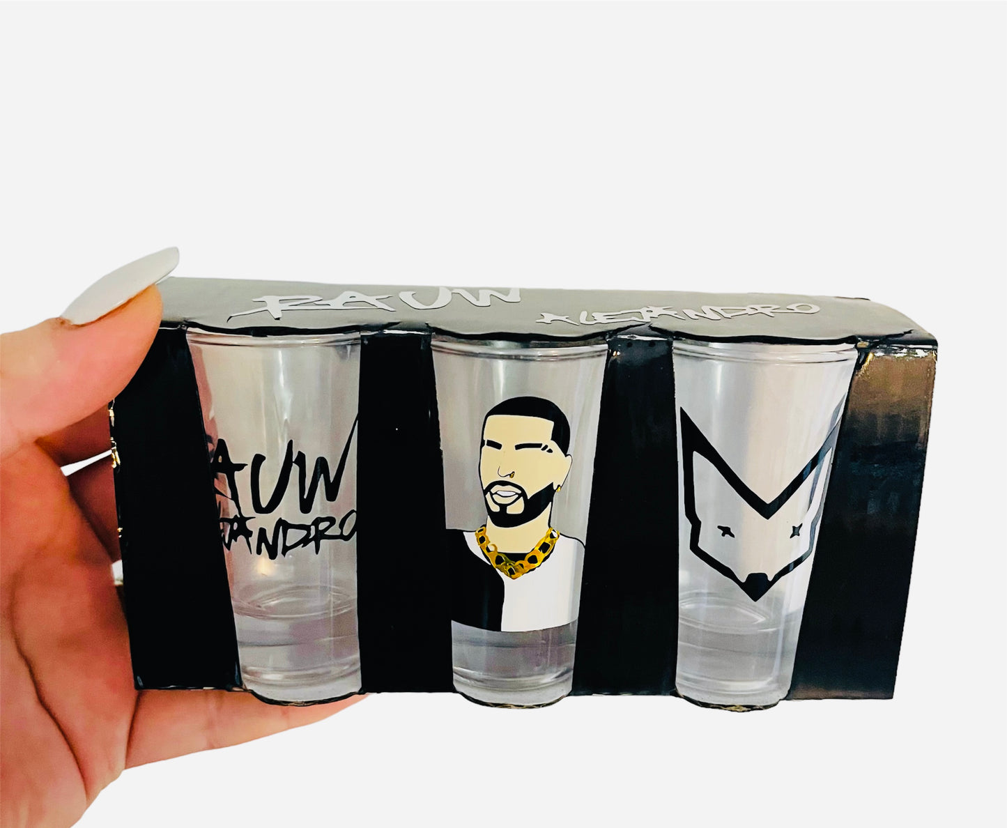 Rauw Alejandro Shot Glasses